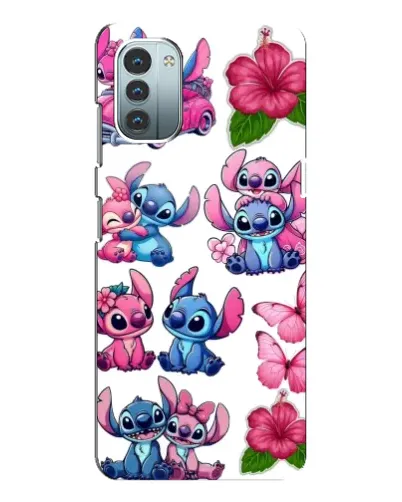 Чохол для Nokia G21 з картинкою «Стікери Stitch та Angel»