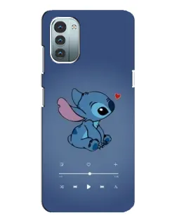 Чехол для Nokia G21 с картинкой «Музыкальный Stitch»