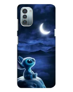 Чехол для Nokia G21 с картинкой «Лунная ночь Стича»