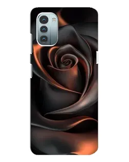 Чохол для Nokia G21 з картинкою «Шовкова чорна троянда»