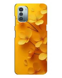 Чохол для Nokia G21 з картинкою «Золоті пелюстки»