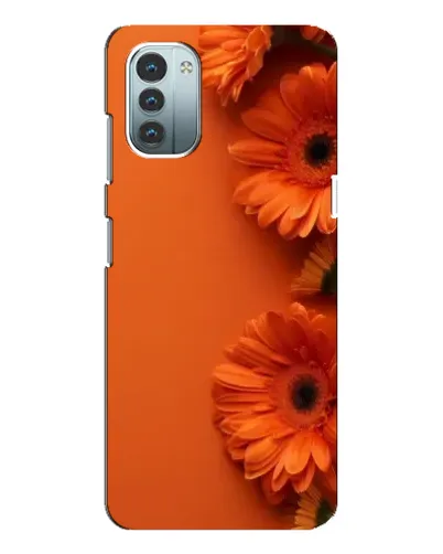 Чохол для Nokia G21 з картинкою «Помаранчеві гербери»