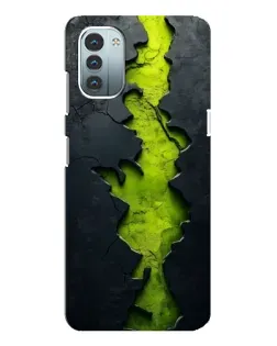 Чохол для Nokia G21 з картинкою «Салатовий розлом скелі» Чохол для Nokia G21 з картинкою «Салатовий розлом скелі»