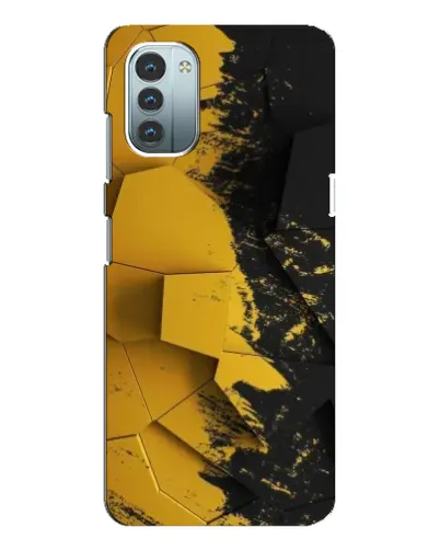 Чохол для Nokia G21 з картинкою «Золоті уламки геометрії»