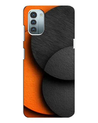 Чохол для Nokia G21 з картинкою «Геометрія помаранчевих кіл»