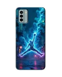 Чехол для Nokia G22 с картинкой «Jordan Gold Jumpman»