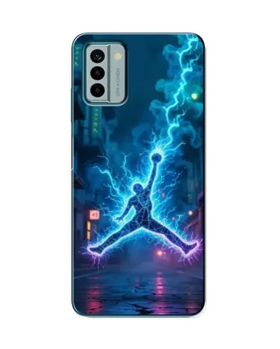 Чехол для Nokia G22 с картинкой «Jordan Gold Jumpman»