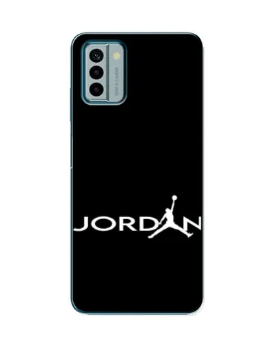 Чехол для Nokia G22 с картинкой «Jordan White Logo»