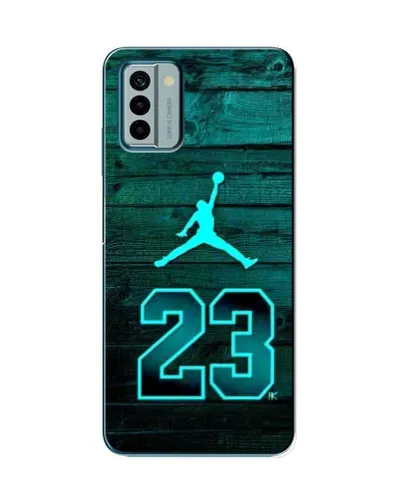Чехол для Nokia G22 с картинкой «Jordan Cyan 23»