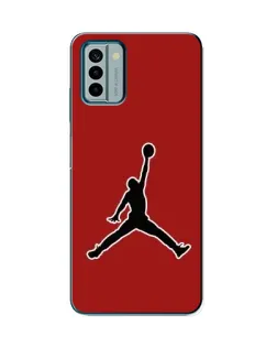 Чехол для Nokia G22 с картинкой «Jordan Red Back»