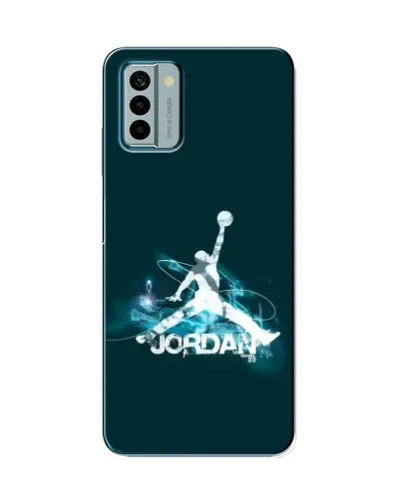 Чехол для Nokia G22 с картинкой «Jordan Blue Fire»
