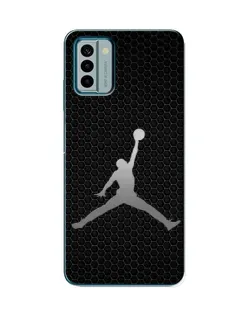 Чехол для Nokia G22 с картинкой «Jordan Dark Carbon»