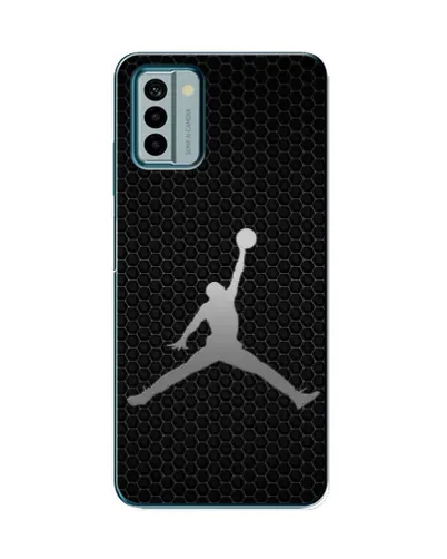 Чехол для Nokia G22 с картинкой «Jordan Dark Carbon»