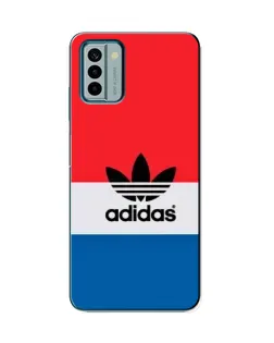 Чехол для Nokia G22 с картинкой «Ретро блоки Adidas»
