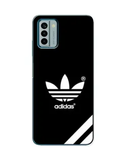 Чехол для Nokia G22 с картинкой «Adidas с диагональными полосами»