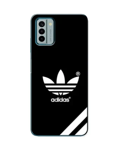 Чехол для Nokia G22 с картинкой «Adidas с диагональными полосами»