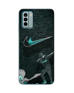 Чехол для Nokia G22 с картинкой «Спортивный арт Nike»