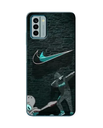 Чехол для Nokia G22 с картинкой «Спортивный арт Nike» Чехол для Nokia G22 с картинкой «Спортивный арт Nike»