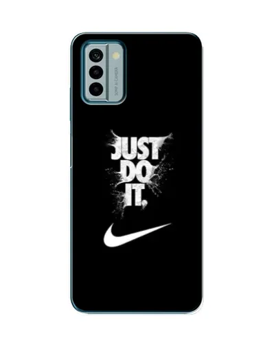Чехол для Nokia G22 с картинкой «Текстовый принт Nike» Чехол для Nokia G22 с картинкой «Текстовый принт Nike»