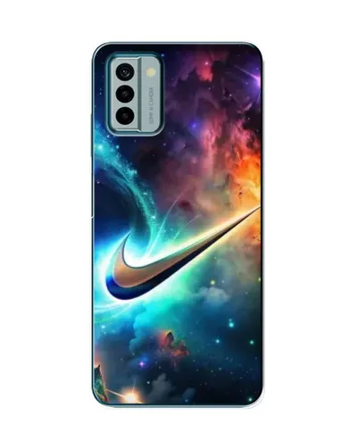 Чехол для Nokia G22 с картинкой «Космический Nike Swoosh» Чехол для Nokia G22 с картинкой «Космический Nike Swoosh»