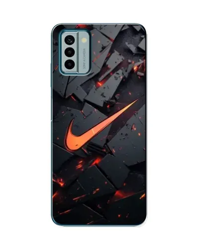 Чехол для Nokia G22 с картинкой «Nike — эффект разломов» Чехол для Nokia G22 с картинкой «Nike — эффект разломов»