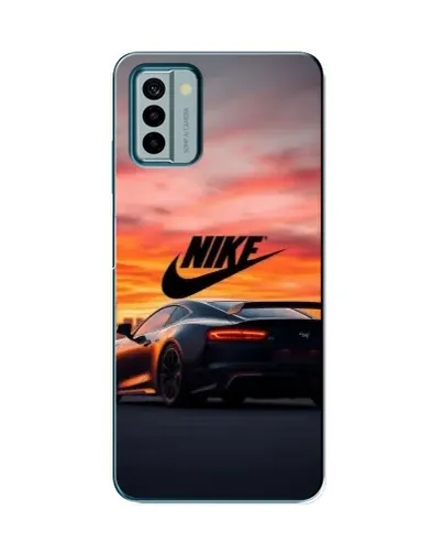 Чехол для Nokia G22 с картинкой «Nike и суперкар» Чехол для Nokia G22 с картинкой «Nike и суперкар»