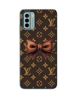 Чехол для Nokia G22 с картинкой «LV с бантом»
