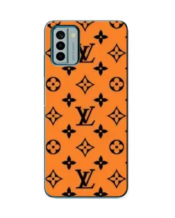 Чехол для Nokia G22 с картинкой «Оранжевый стиль LV»