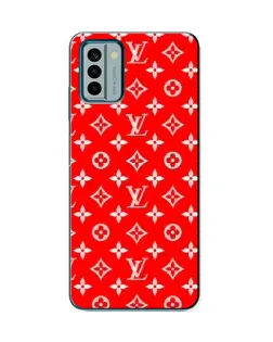 Чехол для Nokia G22 с картинкой «Яркий паттерн LV»