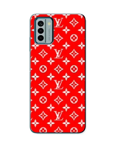 Чехол для Nokia G22 с картинкой «Яркий паттерн LV»