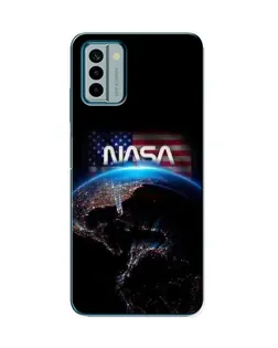Чехол для Nokia G22 с картинкой «Земля из космоса NASA»