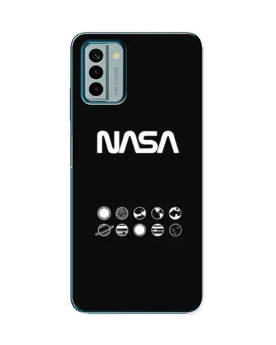 Чехол для Nokia G22 с картинкой «NASA — технический принт» Чехол для Nokia G22 с картинкой «NASA — технический принт»