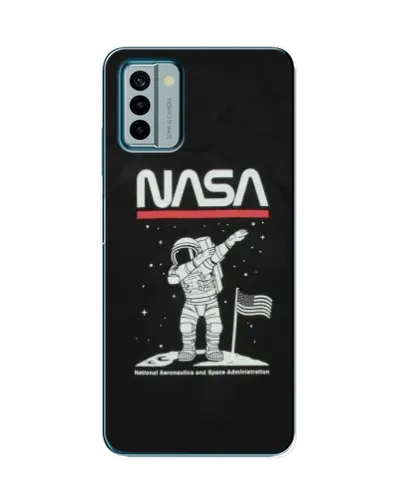 Чехол для Nokia G22 с картинкой «NASA — шагаем по Луне» Чехол для Nokia G22 с картинкой «NASA — шагаем по Луне»