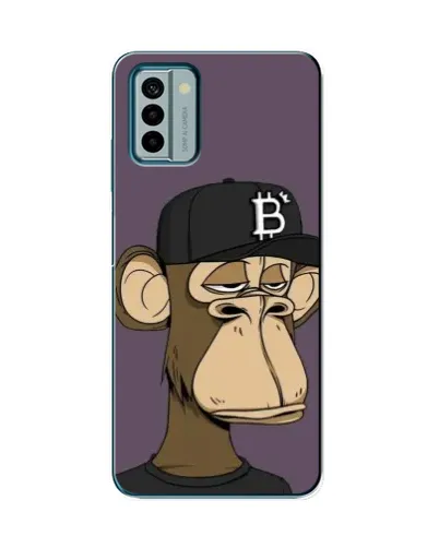 Чехол для Nokia G22 с картинкой «Bored Ape в кепке»