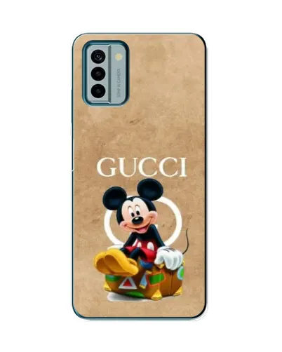 Чехол для Nokia G22 с картинкой «Микки Маус Gucci — крафт»