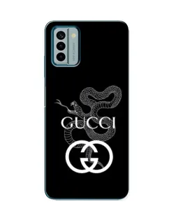 Чехол для Nokia G22 с картинкой «Gucci — серебряная змея»