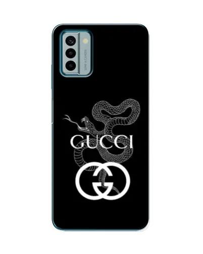 Чехол для Nokia G22 с картинкой «Gucci — серебряная змея»