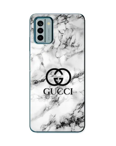 Чехол для Nokia G22 с картинкой «Gucci — мраморный шик»