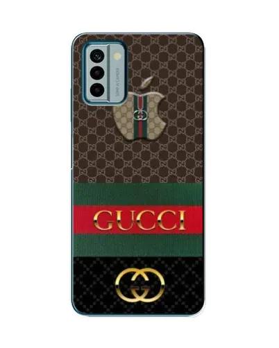 Чехол для Nokia G22 с картинкой «Gucci — брендированный десерт»