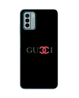 Чехол для Nokia G22 с картинкой «Gucci — красный градиент»