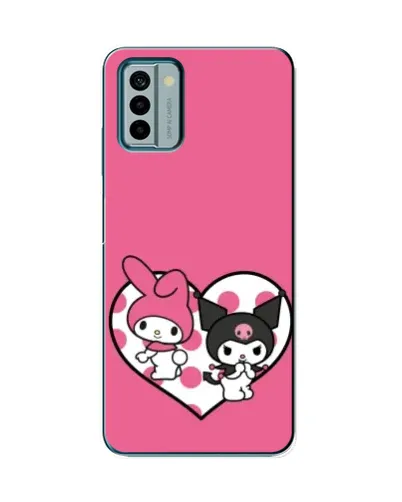 Чехол для Nokia G22 с картинкой «Kuromi и My Melody» Чехол для Nokia G22 с картинкой «Kuromi и My Melody»
