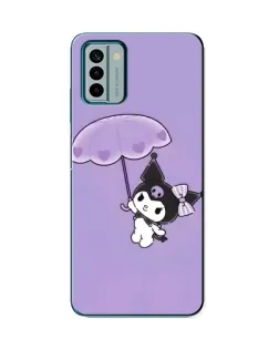 Чехол для Nokia G22 с картинкой «Kuromi с зонтиком»