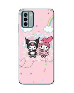 Чехол для Nokia G22 с картинкой «My Melody и Kuromi»