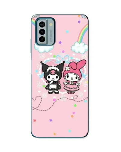 Чехол для Nokia G22 с картинкой «My Melody и Kuromi» Чехол для Nokia G22 с картинкой «My Melody и Kuromi»