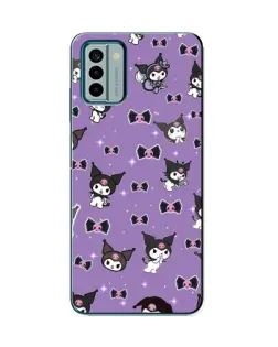 Чехол для Nokia G22 с картинкой «Kuromi — паттерн»
