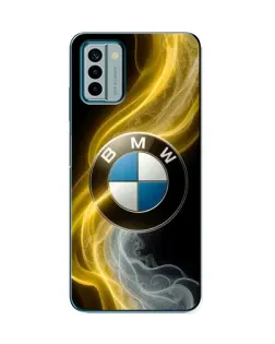 Чехол для Nokia G22 с картинкой «Золотистый дым BMW»