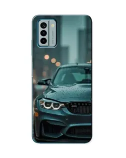 Чехол для Nokia G22 с картинкой «BMW в огнях города»