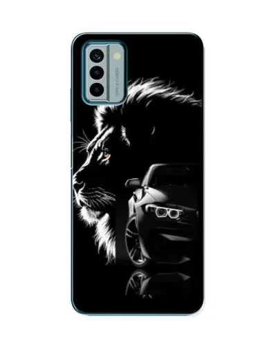 Чехол для Nokia G22 с картинкой «BMW и лев»