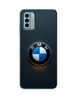 Чехол для Nokia G22 с картинкой «Логотип BMW — минимализм»