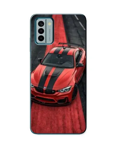Чехол для Nokia G22 с картинкой «BMW на красной дорожке»